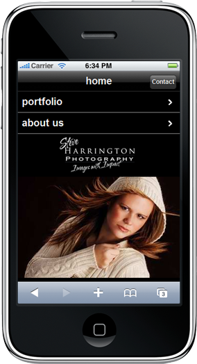 Demo Mobile Demo Black Theme