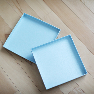 Light Blue Texture Album Box (8.50x8.50x1.00 inches)