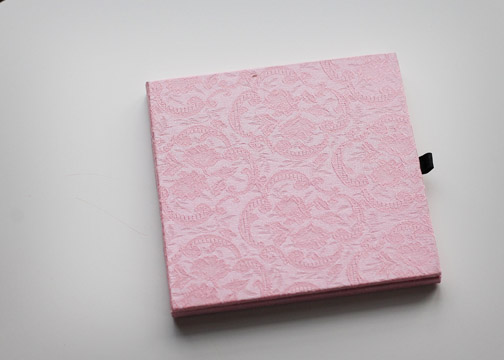 Pink Brocade CD/DVD Case