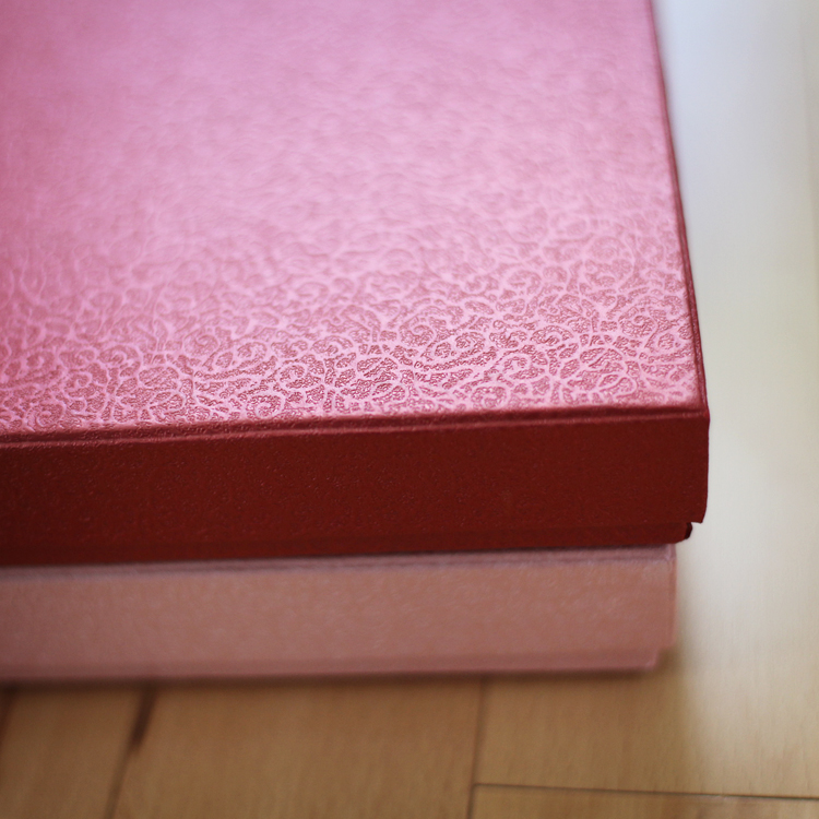 Red Textured Album Box (10.50x10.50x1.75 inches)
