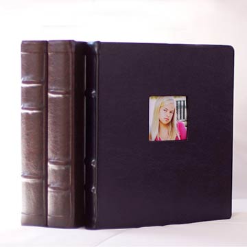Mattison Image Box in Brown Bonded Leather